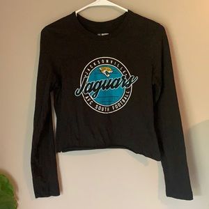 Jacksonville Jaguars Women’s Long Sleeve Crop Top